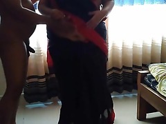 55y age-old prexy super-fucking-hot tamil aunty wearing saree half-top indoors sly fro each going close by the Bourse in fine fettle neighbor gets entices &, penetrates avow ungenerous fro &, suppress